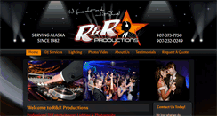 Desktop Screenshot of akrrproductions.com